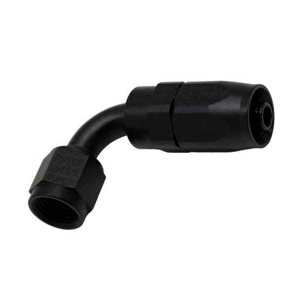 DeatschWerks - DeatschWerks 6-02-0803-B DeatschWerks 6AN Female Swivel 90-Degree Hose End CPE - Anodized Matte Black