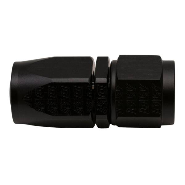 DeatschWerks - DeatschWerks 6-02-0805-B DeatschWerks 8AN Female Swivel Straight Hose End CPE - Anodized Matte Black