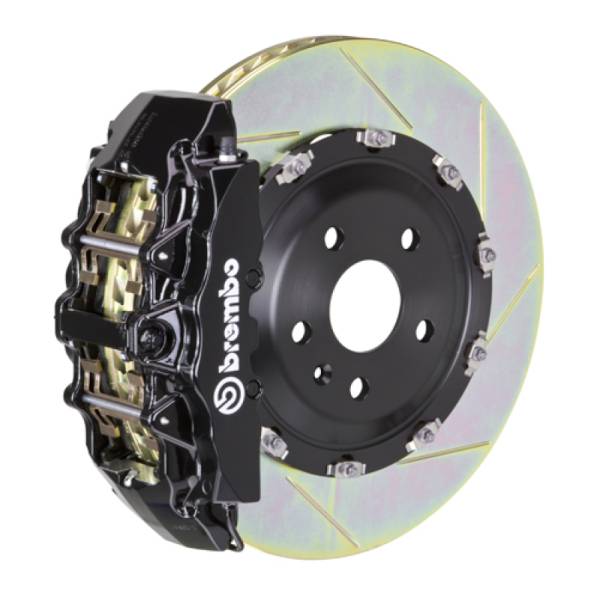 Brembo - Brembo 1N2.9030A1 Brembo 13-15 RS5 Front GT BBK 6 Piston Cast 380x34 2pc Rotor Slotted Type-1-Black