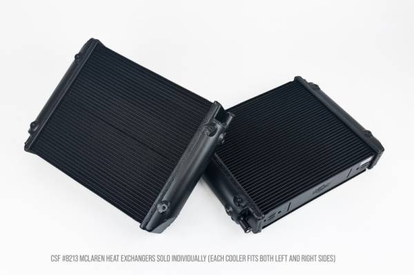 CSF - CSF Cooling - Racing & High Performance Division 8213 CSF McLaren MP4-12C / 650S / 675LT High Performance Heat Exchanger - Fits 2012-2024 McLaren MP4-12C, 675LT, 650S