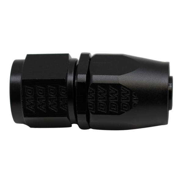 DeatschWerks - DeatschWerks 6-02-0809-B DeatschWerks 10AN Female Swivel Straight Hose End CPE - Anodized Matte Black