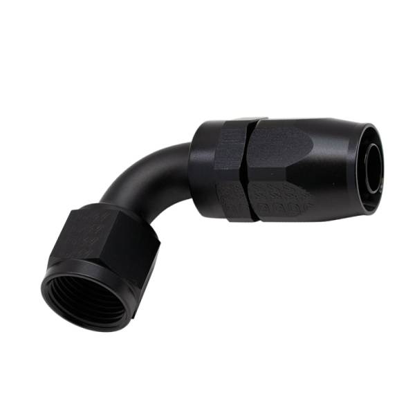 DeatschWerks - DeatschWerks 6-02-0811-B DeatschWerks 10AN Female Swivel 90-Degree Hose End CPE - Anodized Matte Black
