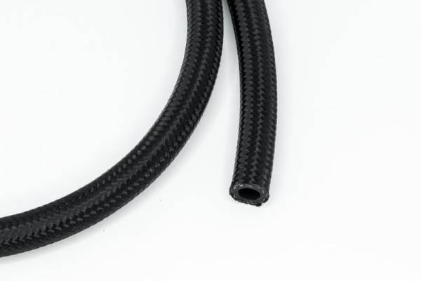 DeatschWerks - DeatschWerks 6-02-0815-10 DeatschWerks 6AN Black Nylon Braided CPE Hose 10 Feet