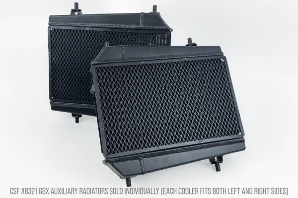 CSF - CSF Cooling - Racing & High Performance Division 8321 CSF BMW G8X M3/M4/M2 High-Performance Auxiliary Radiator - Single Radiator - Fits 2021-2026 BMW M4, M3