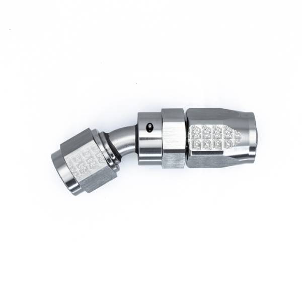 DeatschWerks - DeatschWerks 6-02-0818 DeatschWerks 6AN Female Swivel 30-Degree Hose End CPE - Anodized Titanium