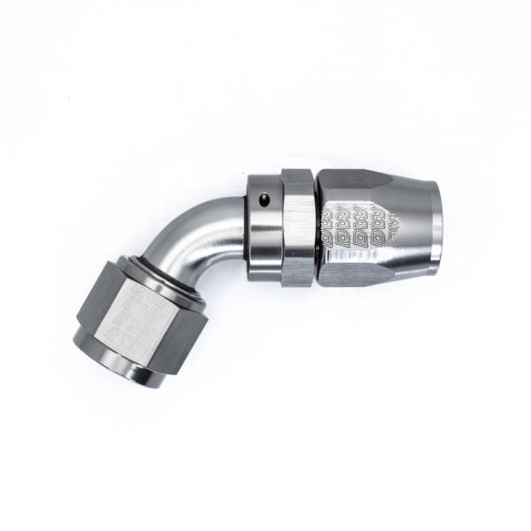 DeatschWerks - DeatschWerks 6-02-0825 DeatschWerks 10AN Female Swivel 60-Degree Hose End CPE - Anodized Titanium