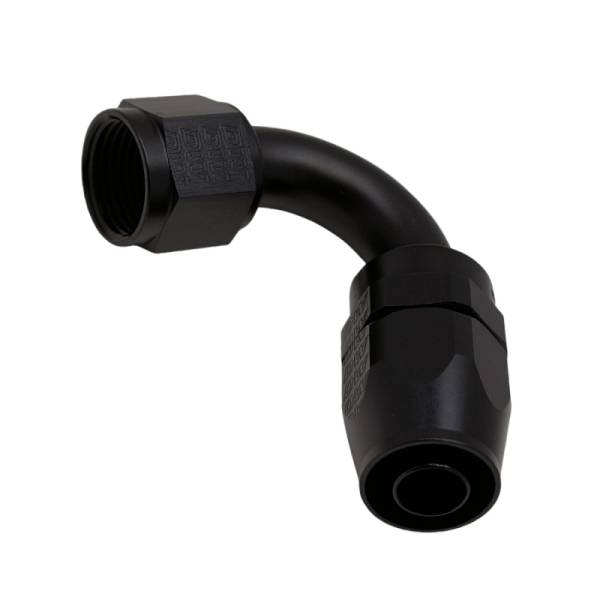 DeatschWerks - DeatschWerks 6-02-0826-B DeatschWerks 10AN Female Flare Swivel 120-Degree Hose End CPE - Anodized Matte Black