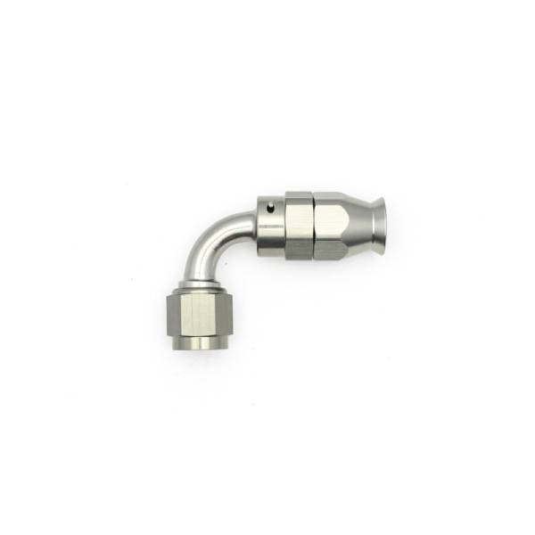 DeatschWerks - DeatschWerks 6-02-0852 DeatschWerks 6AN Female Swivel 90-Degree Hose End PTFE (Incl. 1 Olive Insert)