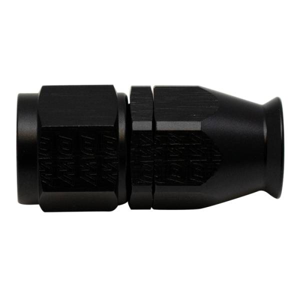 DeatschWerks - DeatschWerks 6-02-0854-B DeatschWerks 8AN Female Swivel Straight Hose End PTFE (Incl 1 Olive Insert) - Anodized Matte Black