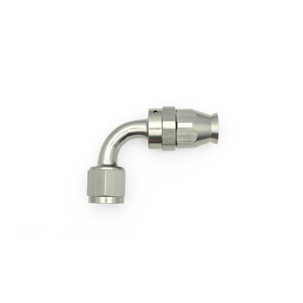 DeatschWerks - DeatschWerks 6-02-0856 DeatschWerks 8AN Female Swivel 90-Degree Hose End PTFE (Incl. 1 Olive Insert)