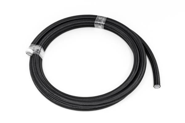 DeatschWerks - DeatschWerks 6-02-0866-10 DeatschWerks 10AN Black Nylon Braided PTFE Hose 10 Feet