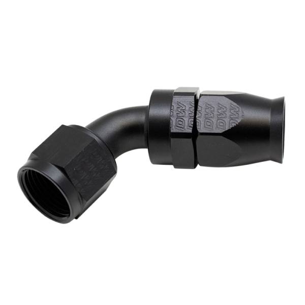 DeatschWerks - DeatschWerks 6-02-0877-B DeatschWerks 10AN Female Flare Swivel 60-Degree Hose End PTFE - Anodized Matte Black