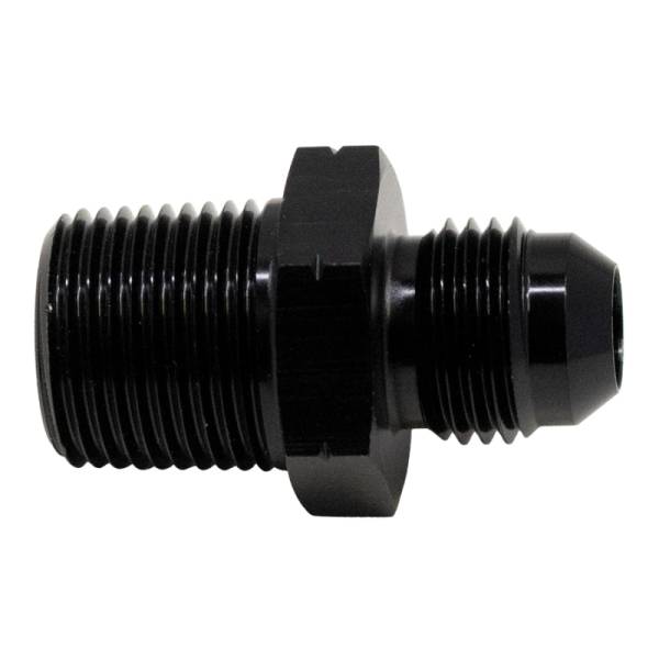 DeatschWerks - DeatschWerks 6-02-0902-B DeatschWerks 6AN Male Flare to 3/8in Male NPT Adapter - Anodized Matte Black