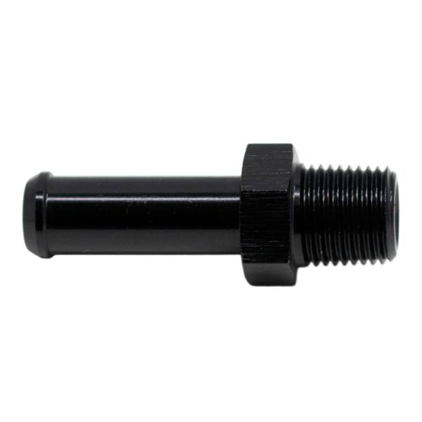 DeatschWerks - DeatschWerks 6-02-0916-B DeatschWerks 1/8in NPT Male Thread 5/16in Hose Barb - Anodized Matte Black