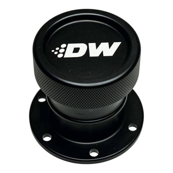 DeatschWerks - DeatschWerks 6-03-FST-STRAIGHT DeatschWerks Straight Filler Neck w/Cap - Matte Black