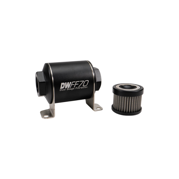 DeatschWerks - DeatschWerks 8-03-070-005K DeatschWerks Universal Spin-On Filter Kit 5 Micron E85 compatible