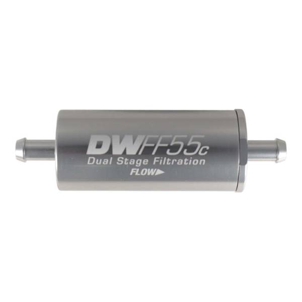 DeatschWerks - DeatschWerks 8-03-55C-010K DeatschWerks 5/16in 10 Micron 55mm In-Line Fuel Filter Kit