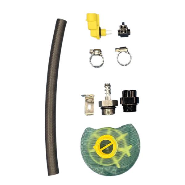 DeatschWerks - DeatschWerks 9-0950 DeatschWerks DW650iL Series 650LPH In-Line External Fuel Pump Universal Install Kit