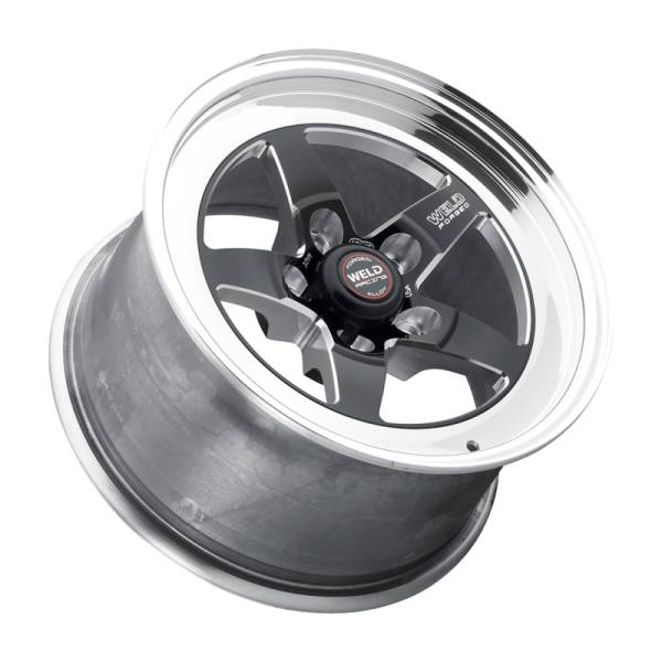 Weld - Weld 71LB-511A65A Weld S71 15x11.33 / 5x4.5 BP / 6.5in. BS Black Wheel (Low Pad) - Non-Beadlock