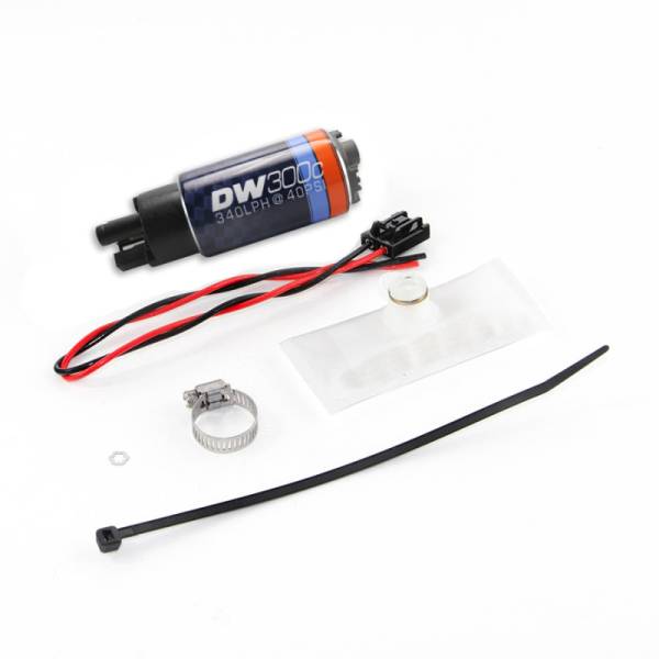 DeatschWerks - DeatschWerks 9-307-1030 DeatschWerks 88-91 BMW 325i DW300C 340 LPH Compact Fuel Pump w/ Install Kit (w/o Mounting Clips)
