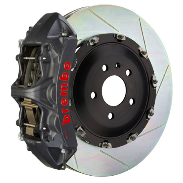 Brembo - Brembo 1N2.9507AS Brembo 07-15 Q7 (4L) Front GTS BBK 6 Piston Cast 405x34 2pc Rotor Slotted Type-1-Black HA