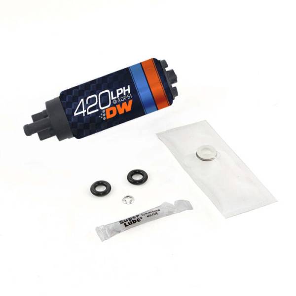 DeatschWerks - DeatschWerks 9-421S-1007 DeatschWerks DW420 Series 420lph In-Tank Fuel Pump w/ Install Kit For Civic (Excludes Si) 06-11