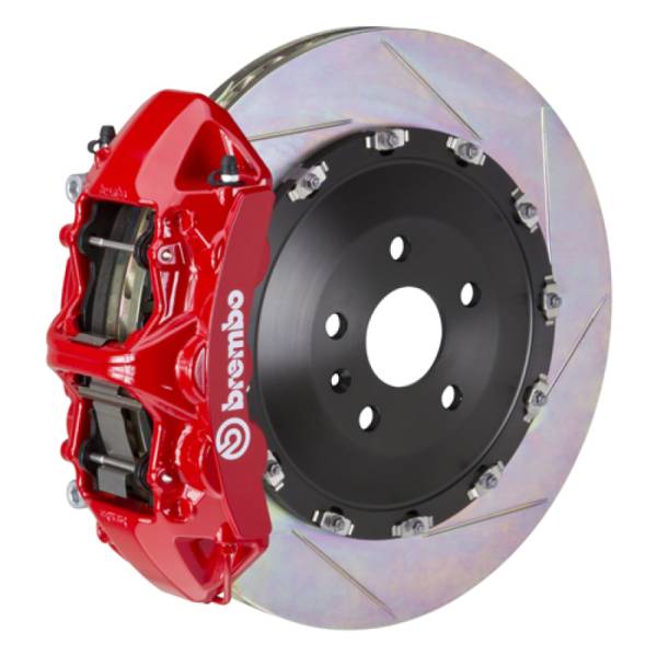 Brembo - Brembo 1N2.9516A2 Brembo 09-15 7-Series Front GT BBK 6 Piston Cast 405x34 2pc Rotor Slotted Type1-Red
