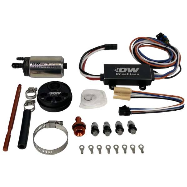 DeatschWerks - DeatschWerks 9-441-C102-5004 DeatschWerks 3.5L Module Surge Tank In-Tank Pump Adapter w/ DW440 Brushless & Controller 440lph Pump