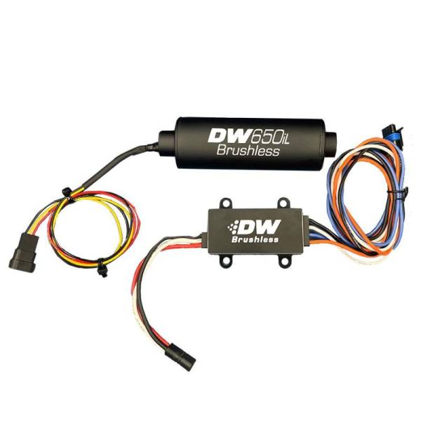 DeatschWerks - DeatschWerks 9-650-C103 DeatschWerks DW650iL Series 650LPH In-Line External Fuel Pump w/ PWM Controller