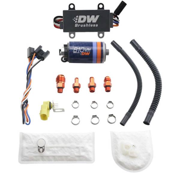 DeatschWerks - DeatschWerks 9-811-C105-1002 DeatschWerks DW810 Brushless 810lph In-Tank Brushless Fuel Pump w/ 9-1002 + Dual Speed Controller