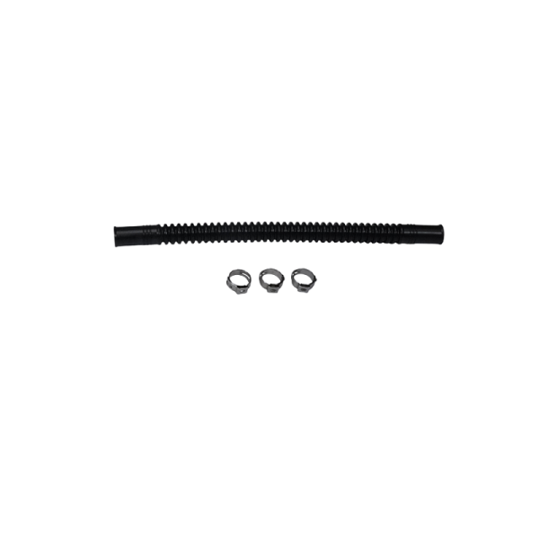 DeatschWerks - DeatschWerks 9-CT-8-38 DeatschWerks Convoluted Tubing 200mm length x 10mm ID Side 1 x 10mm ID Side 2 - Black