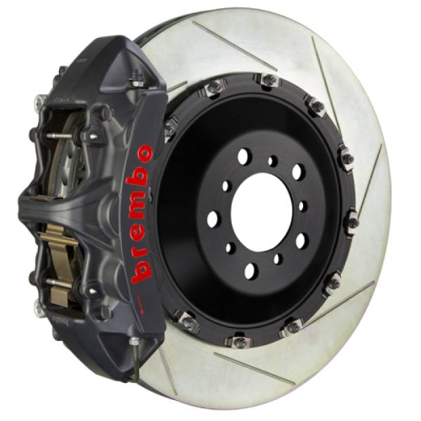 Brembo - Brembo 1N2.9548AS Brembo 2023 Volkswagen Tiguan R (Mk2) Front GTS BBK 6-Piston 405x34 2-Piece Rotors Slotted - Black H