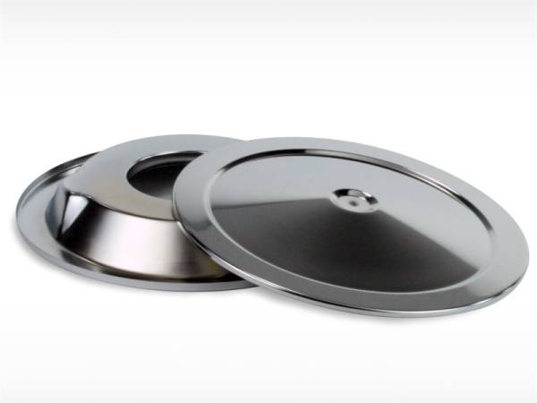 aFe - aFe 18-90003 aFe MagnumFLOW Air Filters Round Racing A/F Chrome Top & Base 14 w/7/8 Drop