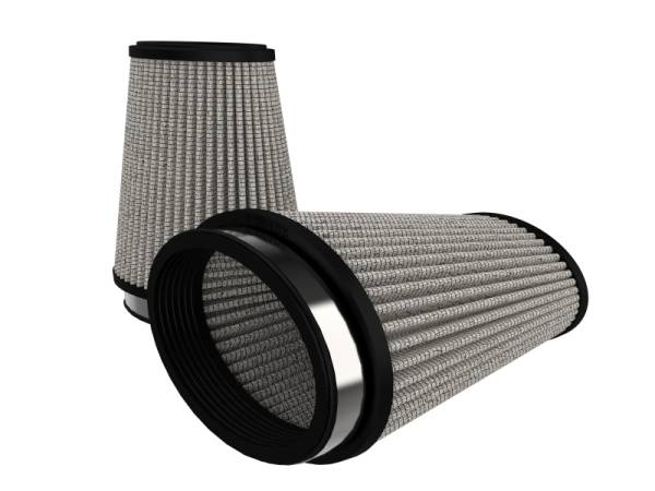 aFe - aFe 21-90054-MA aFe Magnum (3x4-3/4)in Flange ID x (4x5-3/4)in Base x (2-1/2x4-1/4) FLOW Pro DRY S Air Filter (Pair)