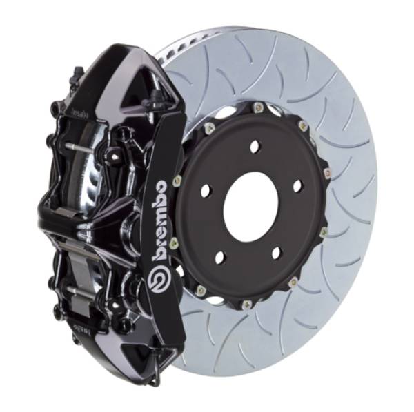 Brembo - Brembo 1N3.8023AS Brembo 22+ WRX Front GTS BBK 6 Piston Cast 350x34 2pc Rotor Slotted Type-3-Black HA