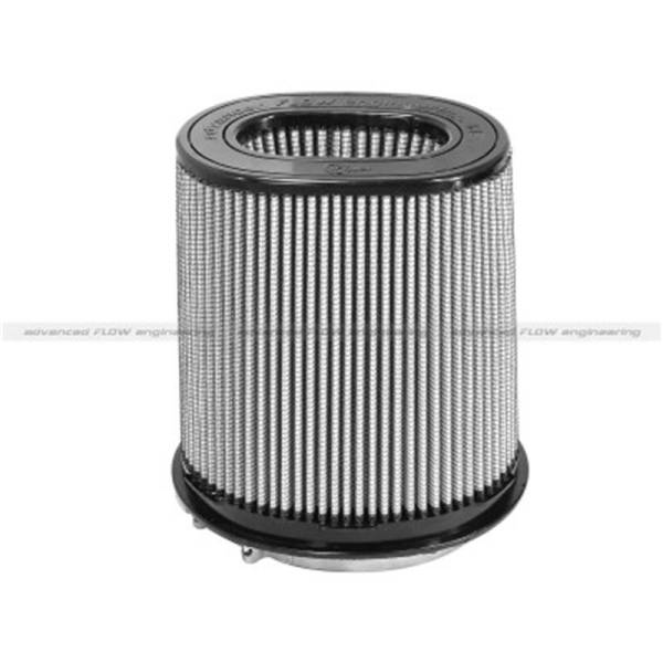 aFe - aFe 21-91101 aFe Magnum FLOW Pro DRY S Air Filter 6.75x4.75 Flange 8.25x6.25 Base (Mt2) 7.25x5 Top 8.5 Height