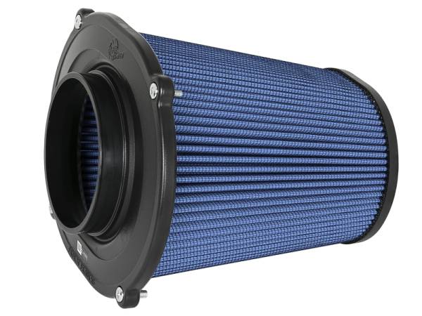 aFe - aFe 23-91132 aFe Quantum Pro-5 R Air Filter Inverted Top - 5in Flange x 8in Height - Oiled P5R