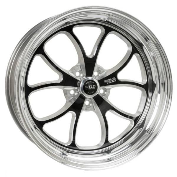 Weld - Weld 76HB0085B58A Weld S76 20x8.5 / 5x4.75 BP / 5.8in. BS Black Wheel (High Pad) - Non-Beadlock