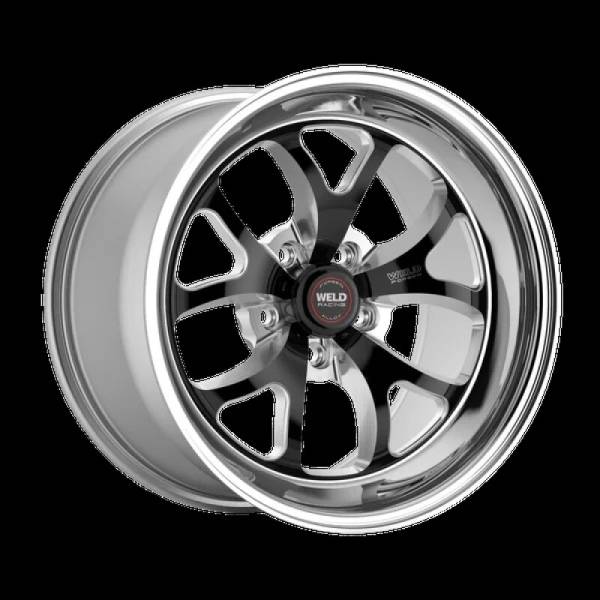 Weld - Weld 76HB0105C78A Weld S76 20x10.5 / 5x5 BP / 7.8in. BS / 50mm Offset Black Wheel (High Pad) - Non-Beadlock