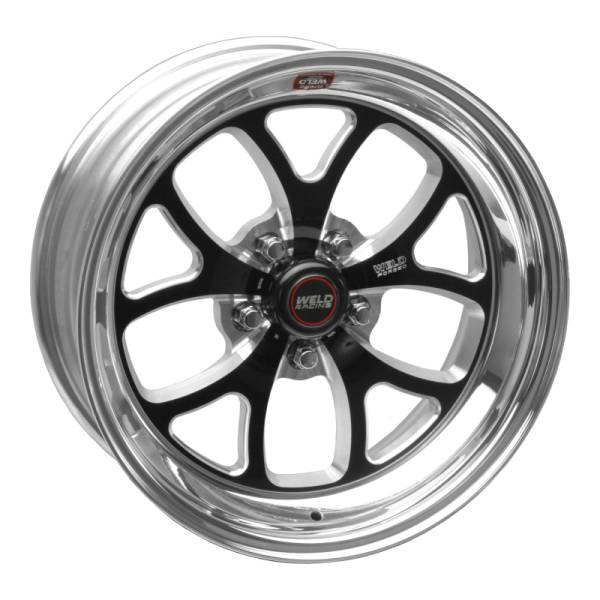 Weld - Weld 76LB7060B40A Weld S76 17x6 / 5x4.75 BP / 3.9in. BS Black Wheel (Low Pad) - Non-Beadlock