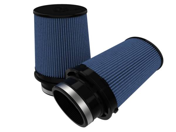 aFe - aFe 24-90111-MA aFe Black Series Replacement Filter w/ Pro 5R Media 4-1/2x3IN F x 6x5IN B x 5x3-3/4 Tx7IN H - (Pair)