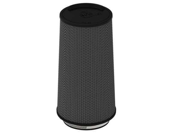 aFe - aFe 24-90202K aFe POWER Magnum FLOW Blk Pro 5R Air Filter 6.75x5in Flange x 9.25x7.5 Base x 7.75x6 Top x 18 Height