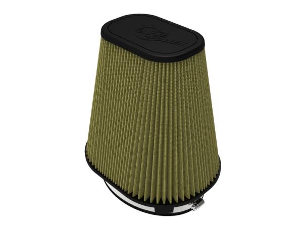 aFe - aFe 24-90204G aFe Magnum FLOW Universal Air Filter (7-1/2x5-1/2) IN F x (9-1/4x7-1/4) IN B x (6x4) IN T x 9 IN