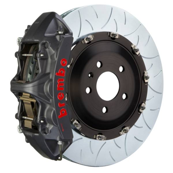 Brembo - Brembo 1N3.9501AS Brembo 03-07 Cayenne/S/Turbo Fr GTS BBK 6Pis Cast 405x34 2pc Rotor Slotted Type3-Black HA