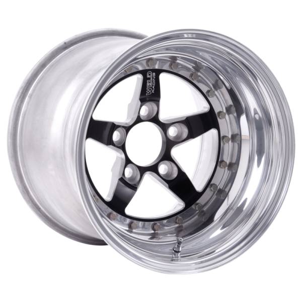 Weld - Weld 791B-510212 Weld Weldstar 15x10 / 5x4.5 BP / 6.5in. BS Black Wheel - Non-Beadlock