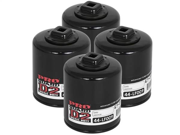 aFe - aFe 44-LF009-MB aFe Pro GUARD D2 Oil Filter 03-06 GM Trucks V8 4.8L/5.3L/6.0L (4 Pack)