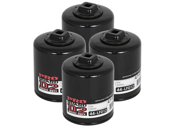 aFe - aFe 44-LF012-MB aFe Pro GUARD D2 Oil Filter 07-14 GM Trucks V8 4.8L/5.3L/6.0L/6.2L (4 Pack)
