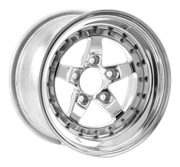 Weld - Weld 791P-58208 Weld Weldstar 15x8 / 5x4.5 BP / 4.5in. BS Polished Wheel - Non-Beadlock