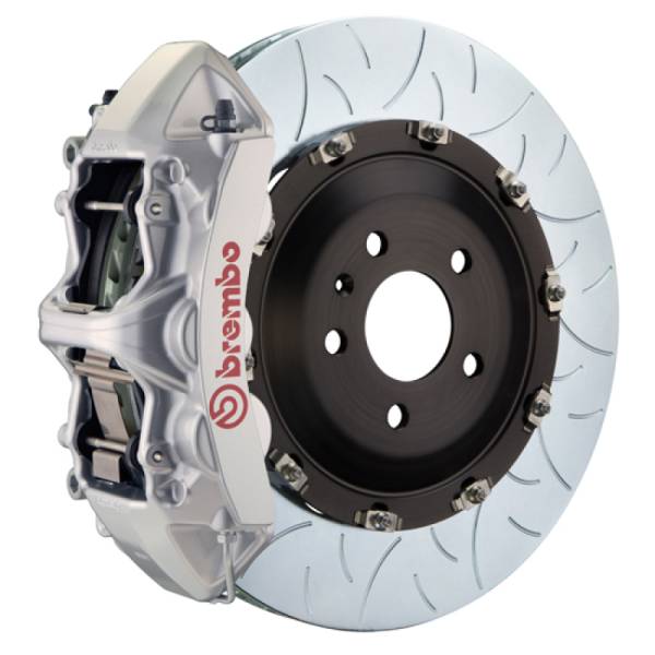 Brembo - Brembo 1N3.9538A3 Brembo SS Front GT BBK 6 Piston Cast 405x34 2pc Rotor Slotted Type-3-Silver