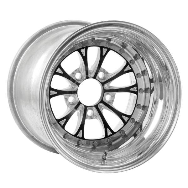 Weld - Weld 794B-512210 Weld Vitesse 15x12 / 5x4.5 BP / 5.5in. BS Black Wheel - Non-Beadlock